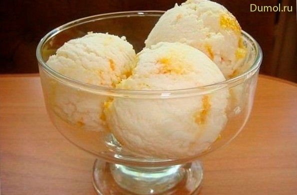 Домашнее творожное мороженое со сгущенкой