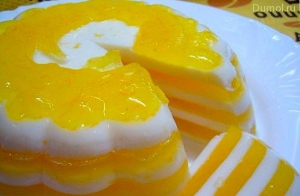 Прекрасный десерт «Апельсиновое чудо»