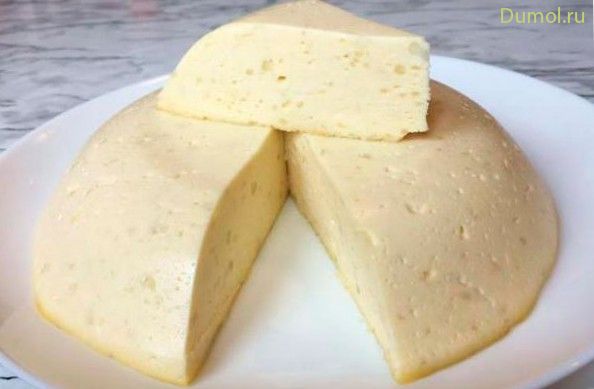 Домашний твёрдый сыр из творога и молока