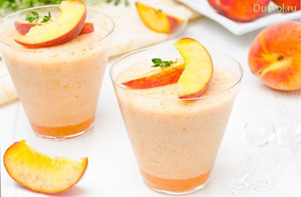 Десертный персиковый мусс