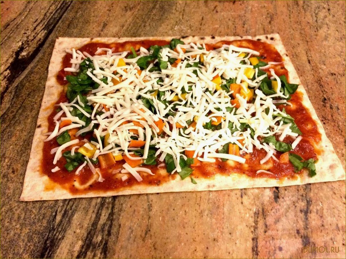 Пицца на лаваше в духовке: простой и вкусный рецепт