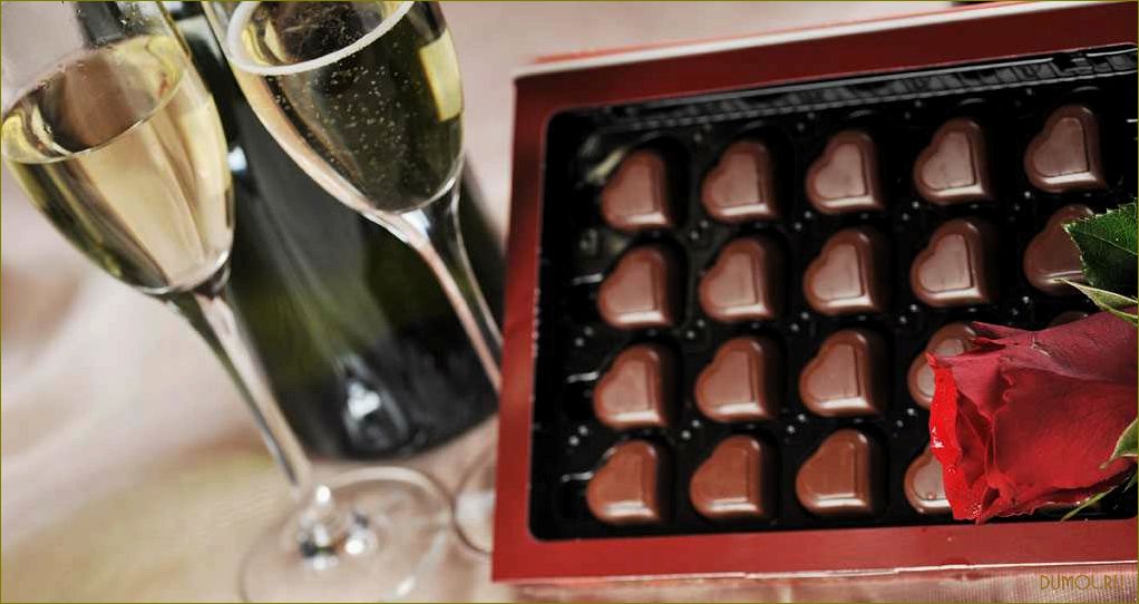 Шоколадные конфеты с шампанским: идеальное сочетание вкусов