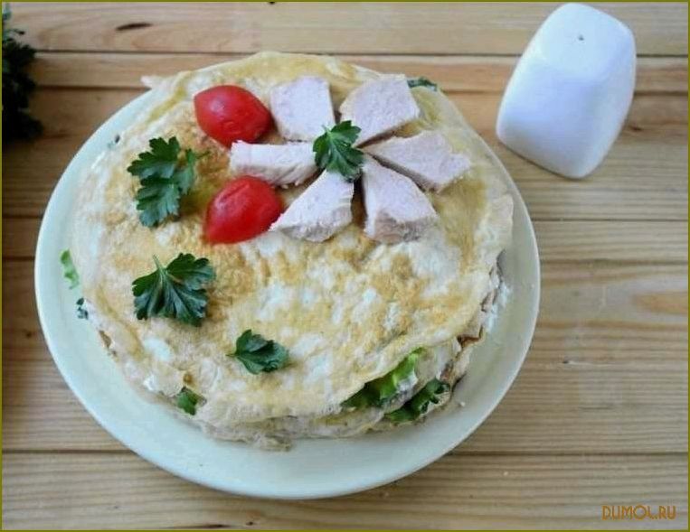 Рецепт белкового торта с использованием куриной грудки для процесса сушки.