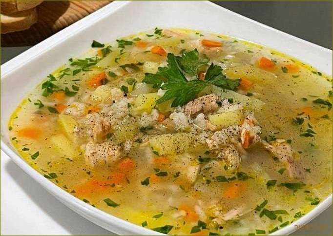 Суп рыбный из горбуши (из консервы)