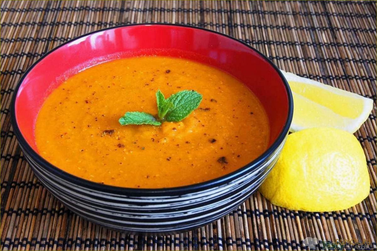Рецепт супа из чечевицы по-турецки