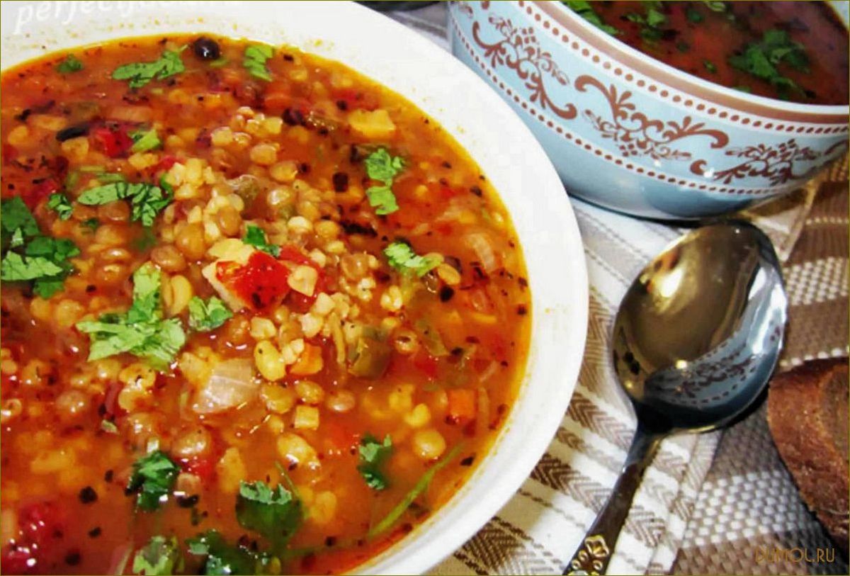 Рецепт супа из чечевицы по-турецки
