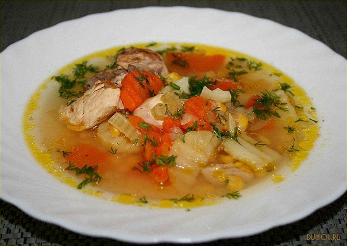 Рецепт супа из куриной грудки