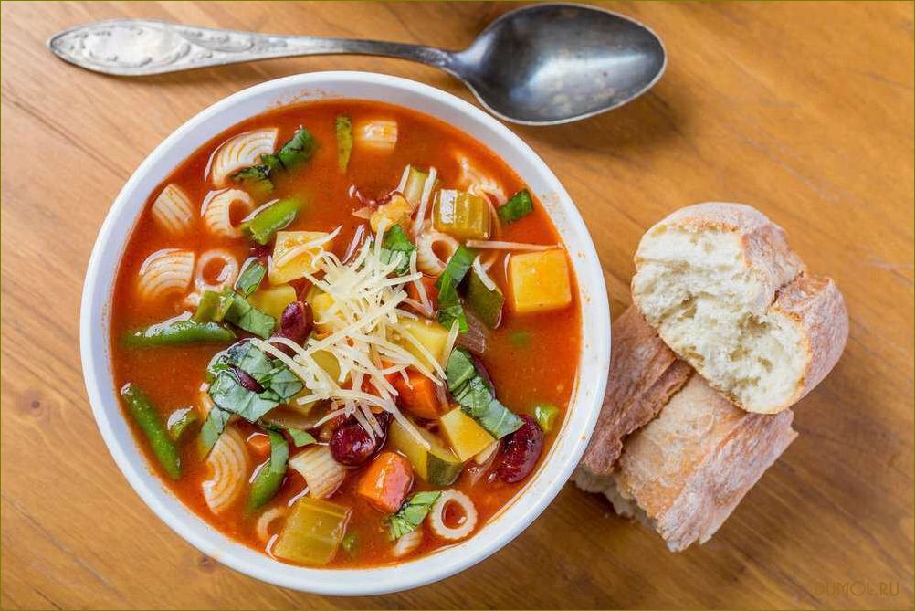 Рецепт классического супа Минестроне
