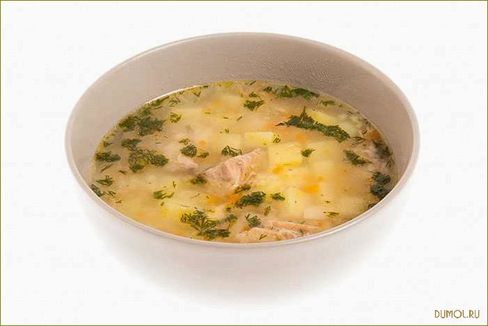 Суп рыбный из горбуши консервы