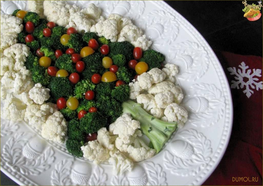 Вегетарианский салат на Новый год