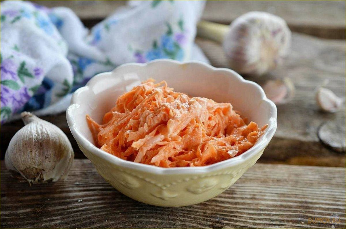 Рецепт салата из морковки и сыра