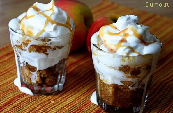 Английский банановый трайфл (английский, банановый, кофе) Английский банановый трайфл