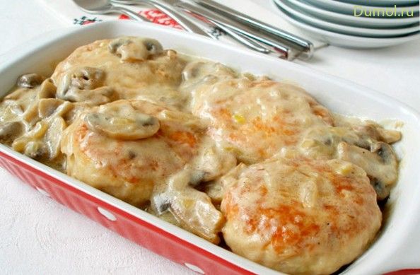 Биточки говяжьи по-селянски