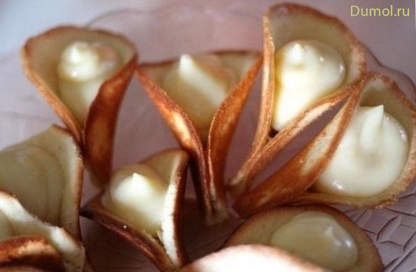 Быстрые пирожные с заварным кремом