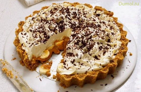 Десерт «Баноффи пай» без выпечки