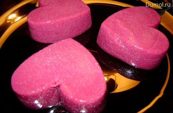 Десерт «Изабелла» с виноградным соком