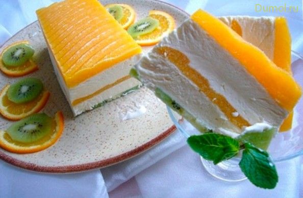 Десерт семифредо «Под солнцем Сицилии»