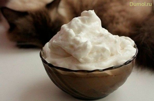 Десерт спортсмена из взбитых белков