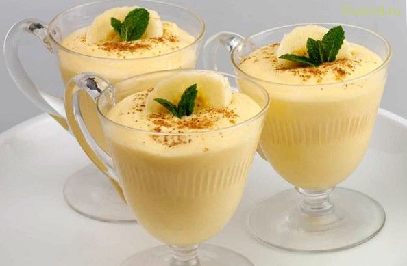 Десертный банановый мусс (десертный, банановый, мусс) Десертный банановый мусс