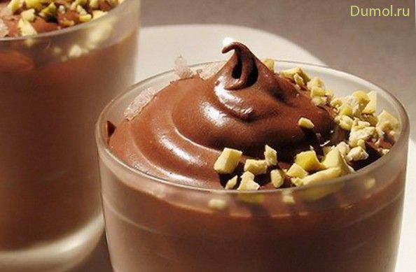 Десертный шоколадный крем с фисташками