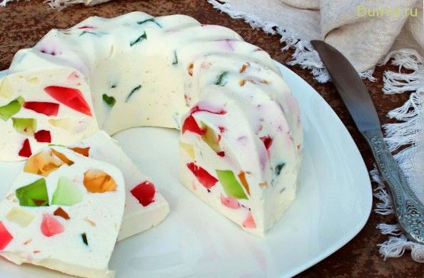 Десертный творожный сыр с желе (десертный, творожный, желе, пищевой) Десертный творожный сыр с желе