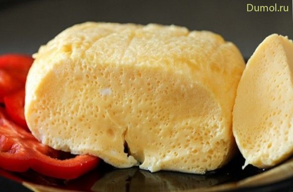 Диетический вареный омлет в банке