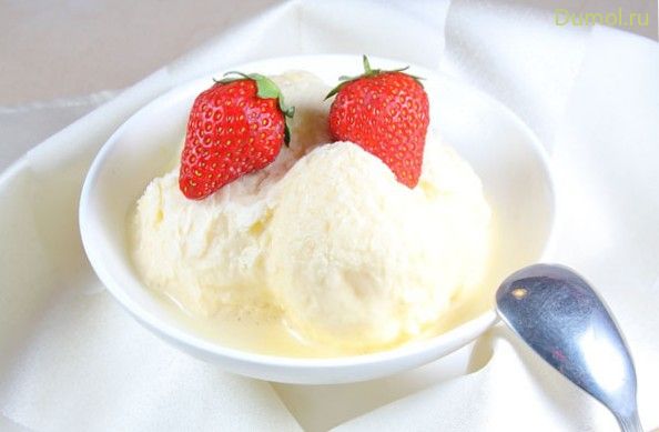 Домашнее мороженое на молоке (домашнее, мороженое) Домашнее мороженое на молоке