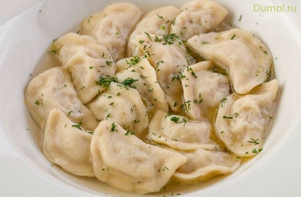 Домашние пельмени с мясом