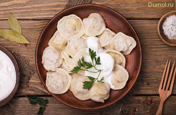 Домашние пельмешки с мясным фаршем
