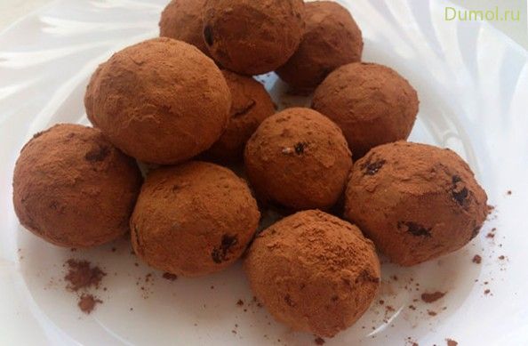 Домашние трюфели с какао