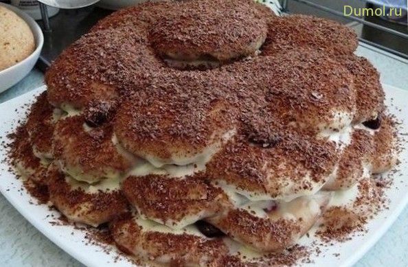 Домашний торт «Черепаха» со сметанным кремом