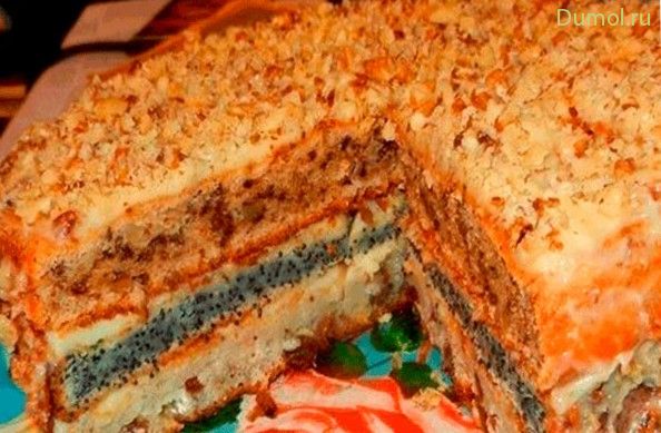 Домашний торт с наполнителями