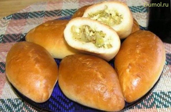 Дрожжевые пирожки с капустной начинкой (дрожжевые, пирожки, капуста, пищевой) Дрожжевые пирожки с капустной начинкой