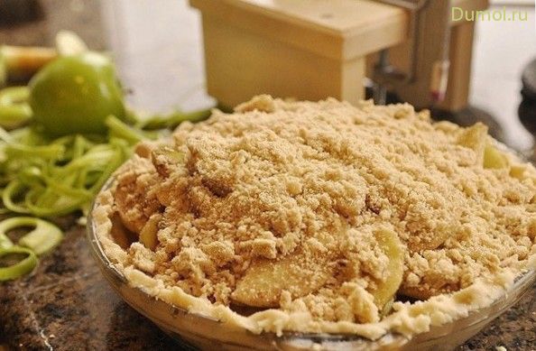 Французский пирог с крошкой (французский, пирог, крошкой) Французский пирог с крошкой