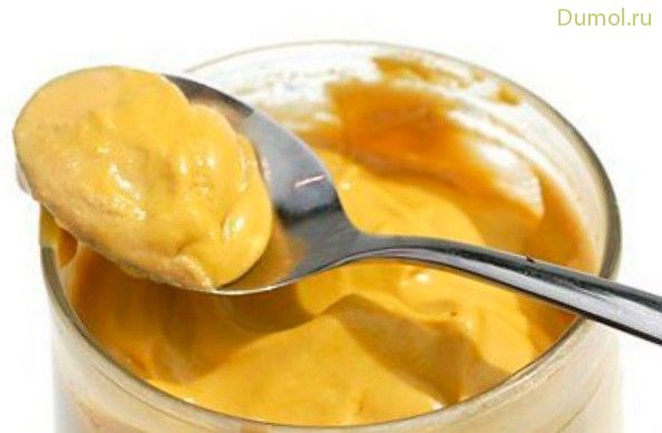 Горчица с мёдом по-домашнему (горчица, мёдом, по-домашнему) Горчица с мёдом по-домашнему