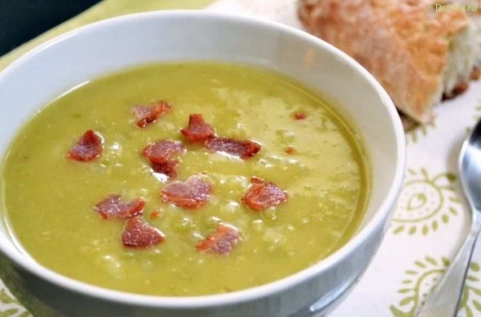 Гороховый суп с беконом
