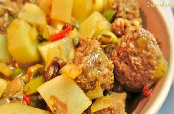 Говядина по-испански с сыром (говядина, по-испански, сыром) Говядина по-испански с сыром