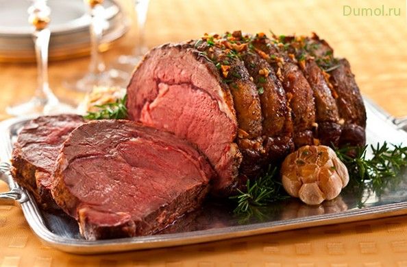 Говядина, запеченная в духовке