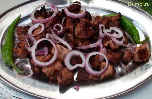 Грузинский шашлык из говядины по-мирзаански (грузинский, шашлык) Грузинский шашлык из говядины по-мирзаански