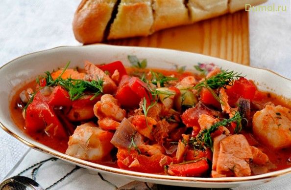 Гуляш из рыбы с грибами по-русски (гуляш, рыбы, грибами) Гуляш из рыбы с грибами по-русски