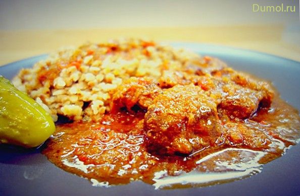 Гуляш с овощами на пиве (гуляш, овощами) Гуляш с овощами на пиве