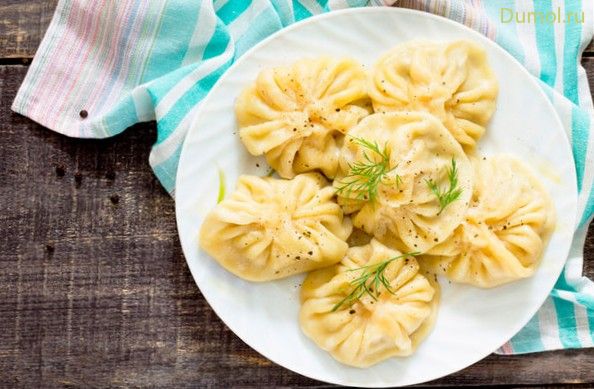 Хинкали «Три мяса» (хинкали, мяса, окончании того, свинина) Хинкали «Три мяса»