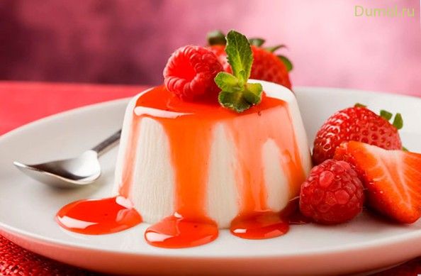 Итальянский десерт «Паннакотта» (итальянский, десерт) Итальянский десерт «Паннакотта»