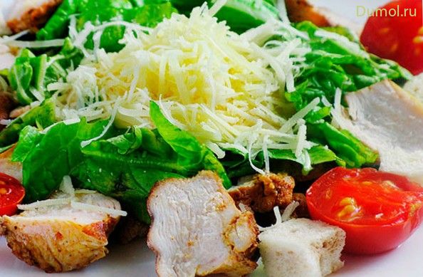 Итальянский салат с курицей (итальянский, салат, курицей) Итальянский салат с курицей