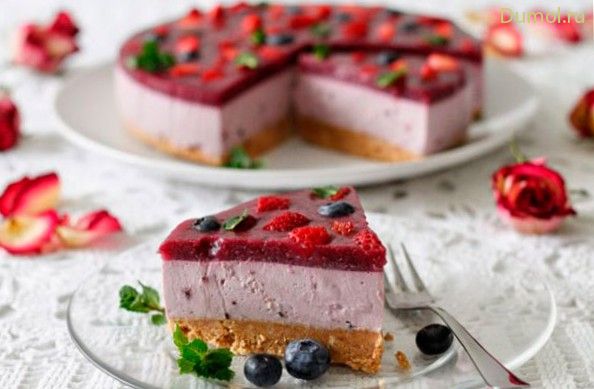 Ягодный чизкейк в духовке