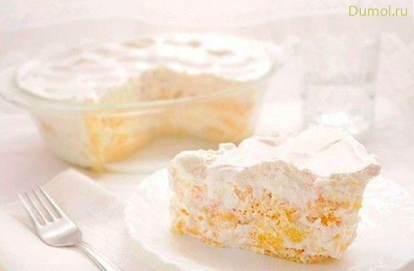 Йогуртный торт «а-ля Тирамису» с ананасом