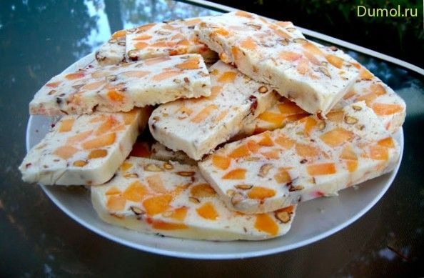 Йогуртовый семифредо с нектаринами