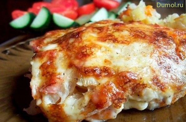 Картофель с сыром и ветчиной в духовке (картофель, сыром, ветчиной) Картофель с сыром и ветчиной в духовке