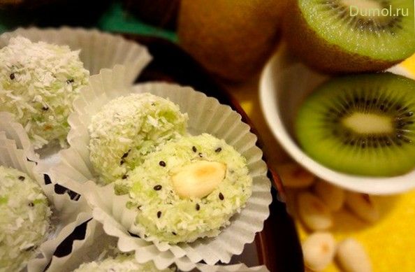 Киви «Рафаэлло» на десерт