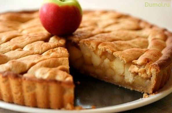 Классическая польская шарлотка с яблоками